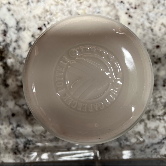 Longaberger 1 Quart Pottery Crock Traditional Red - Picture 3 of 4